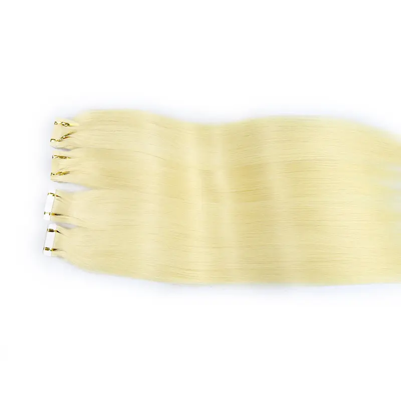 Fast Shipping Blonde Tape In Extensions Cuticle Intact Russian Tape Ins Human Hair